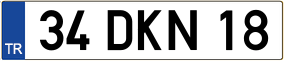 Truck License Plate